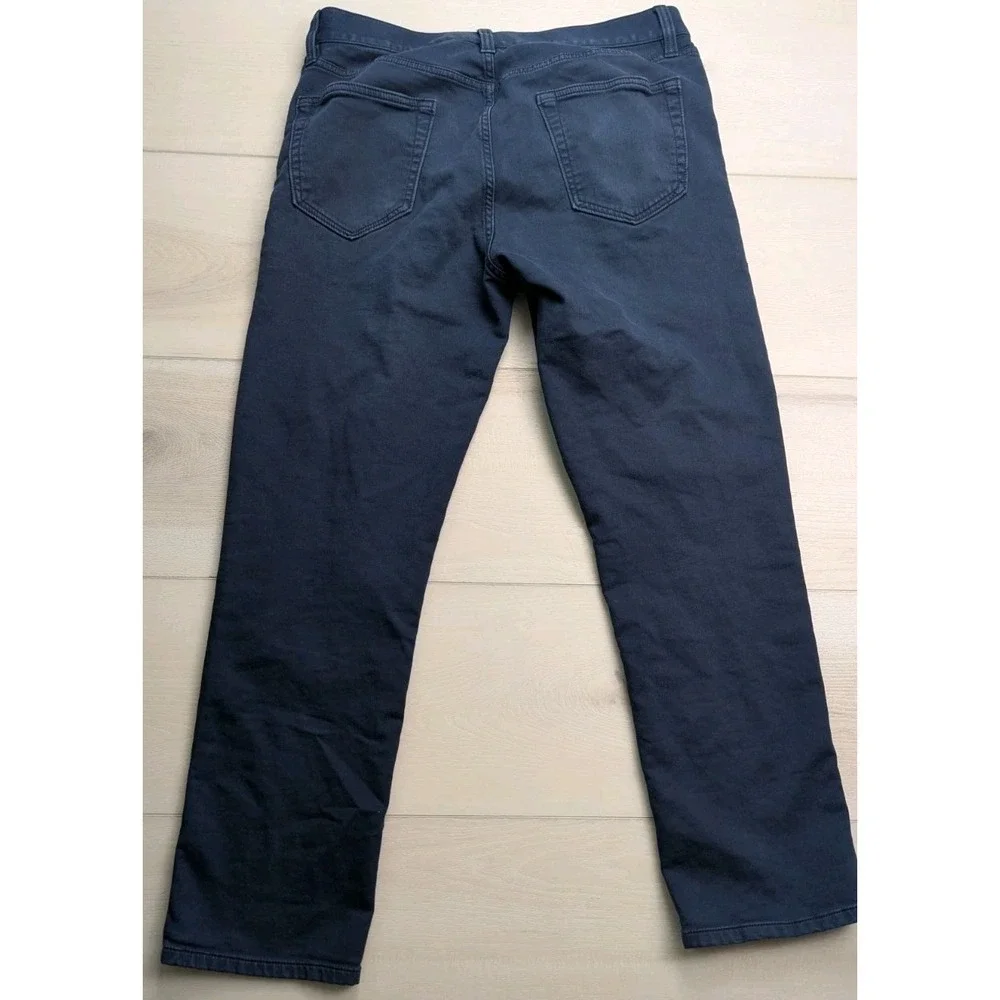 Banana Republic Traveler Slim Fit Jeans Mens 33x29 Navy Blue Denim Stretch